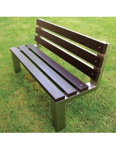 Banc avec deux pieds en...